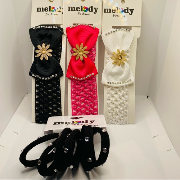 Headbands with Rhinestones and ponytail holders ! - Picture 12 of 14